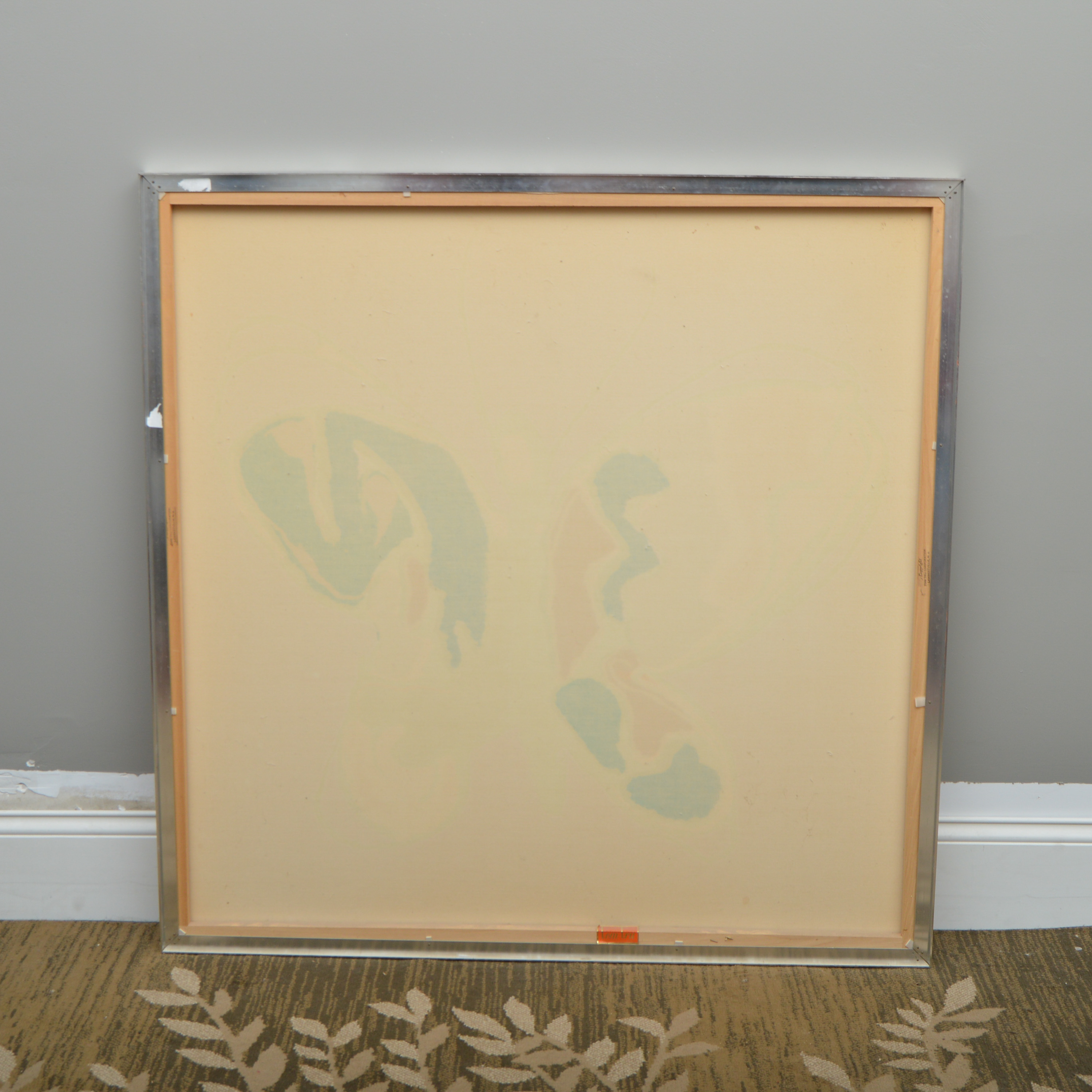 Large Mid Century Modern Pop Art Butterfly Serigraph For Tom Tru