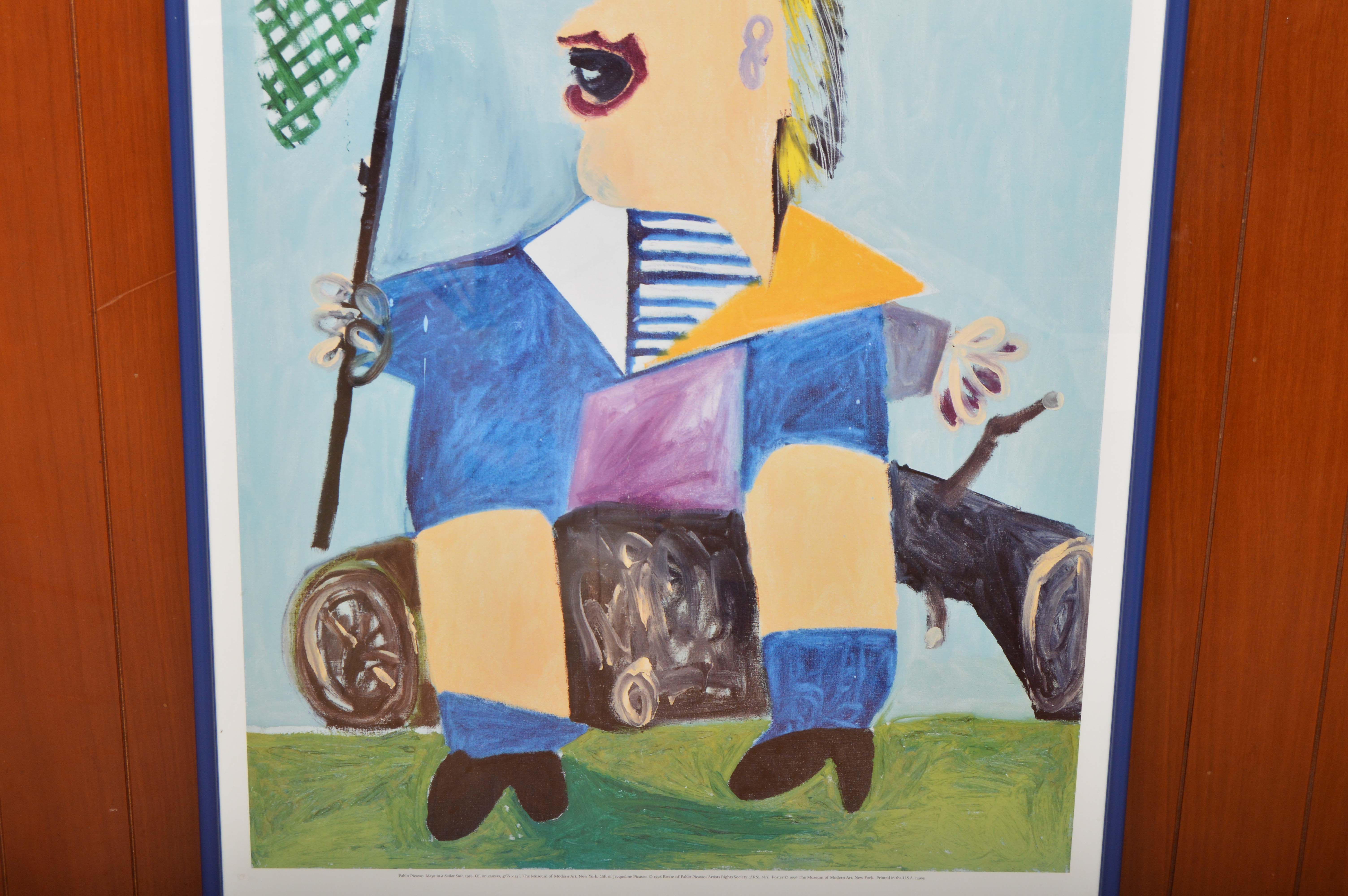 Pablo Picasso "Maya in a Sailor Suit" Offset Lithograph from The Museum of Modern Art