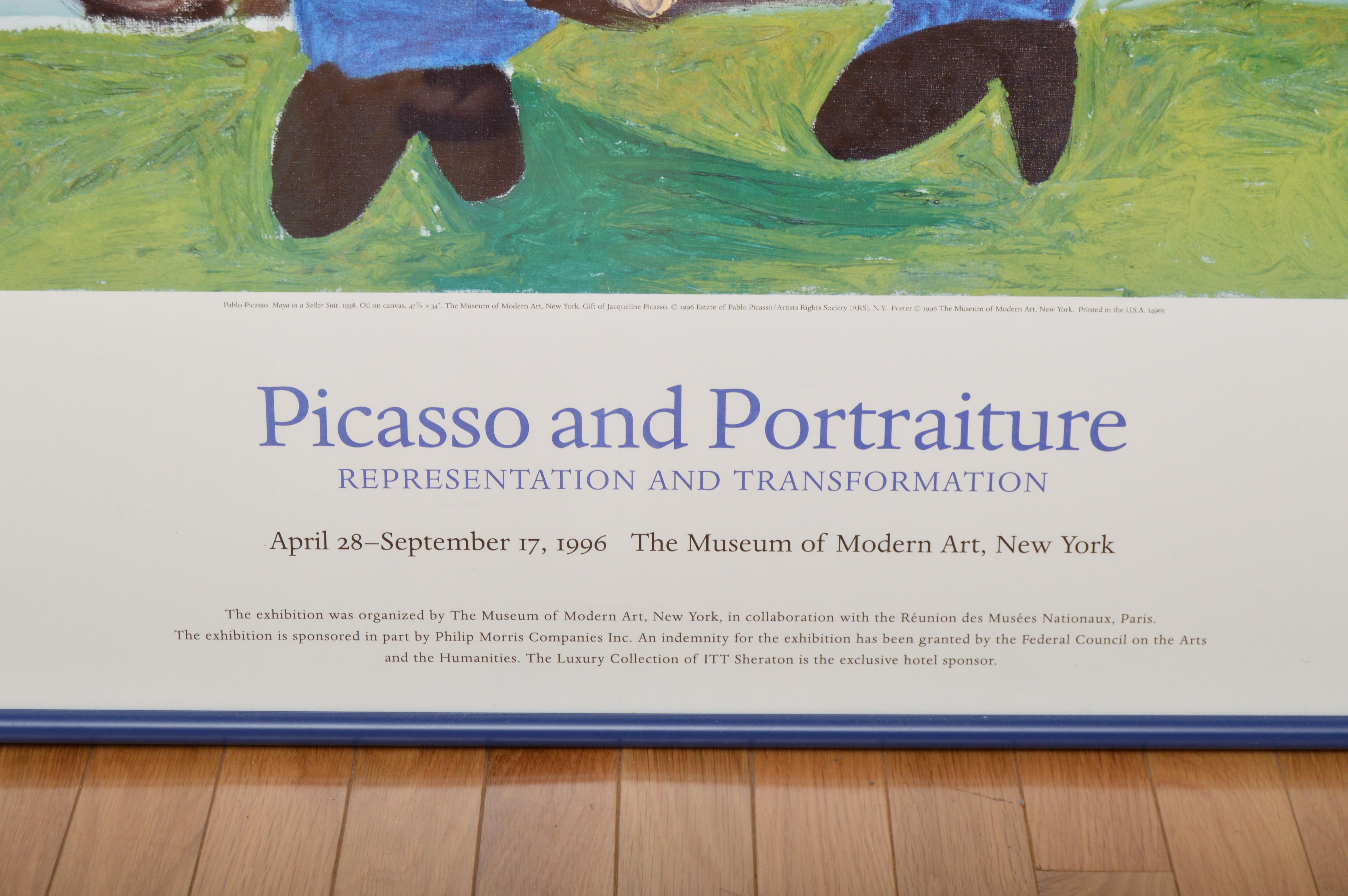 Pablo Picasso "Maya in a Sailor Suit" Offset Lithograph from The Museum of Modern Art