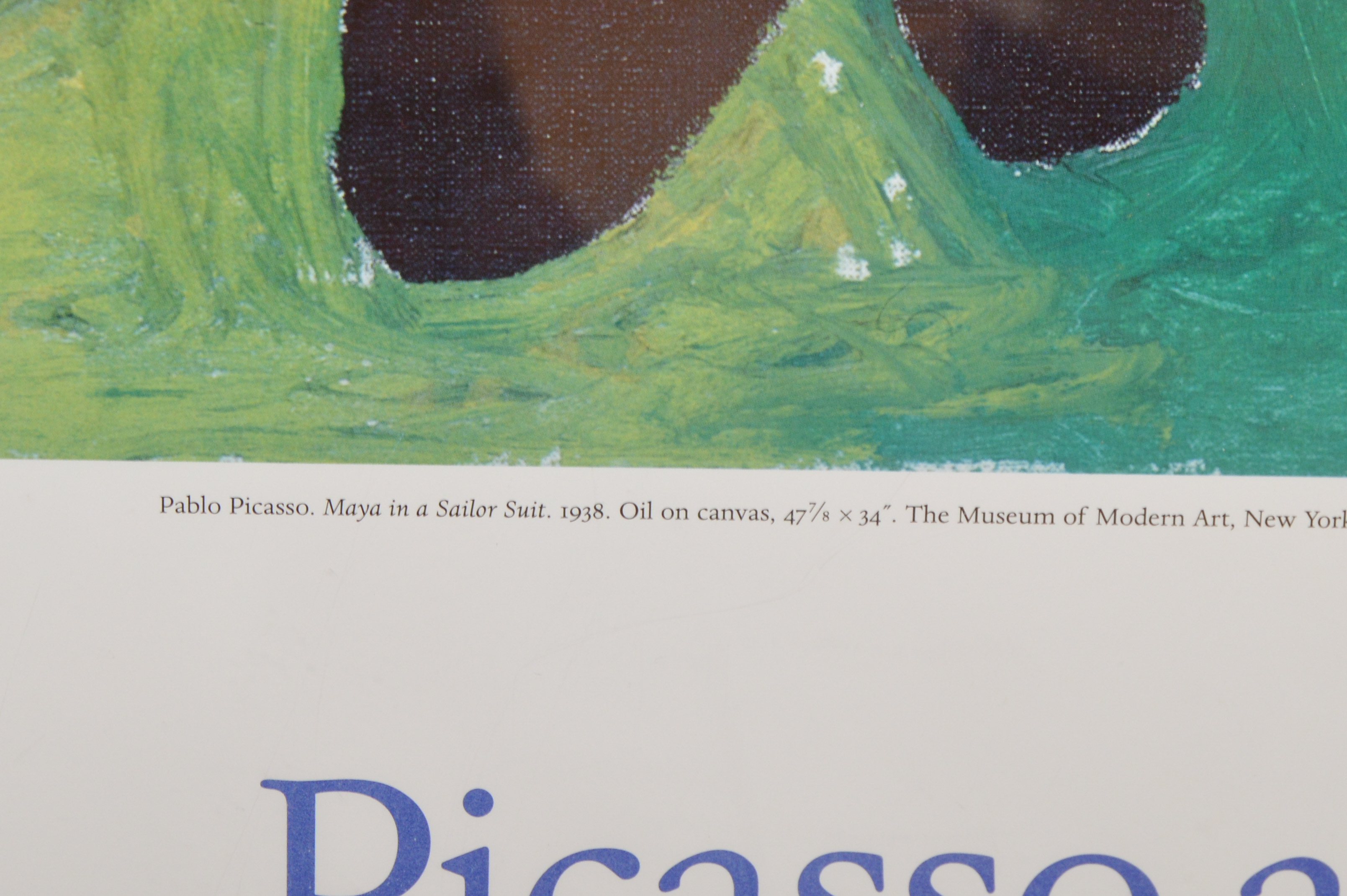 Pablo Picasso "Maya in a Sailor Suit" Offset Lithograph from The Museum of Modern Art