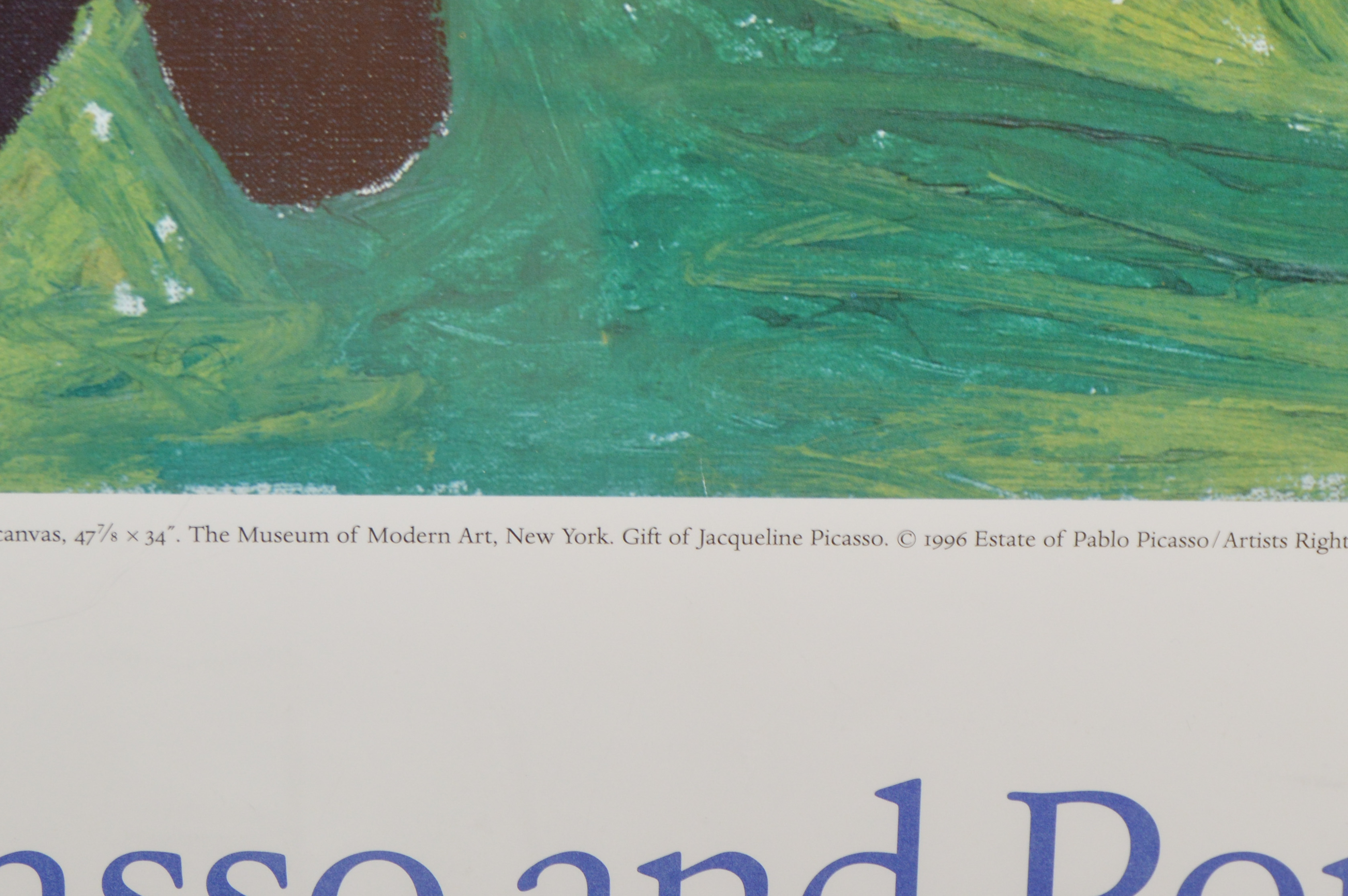 Pablo Picasso "Maya in a Sailor Suit" Offset Lithograph from The Museum of Modern Art