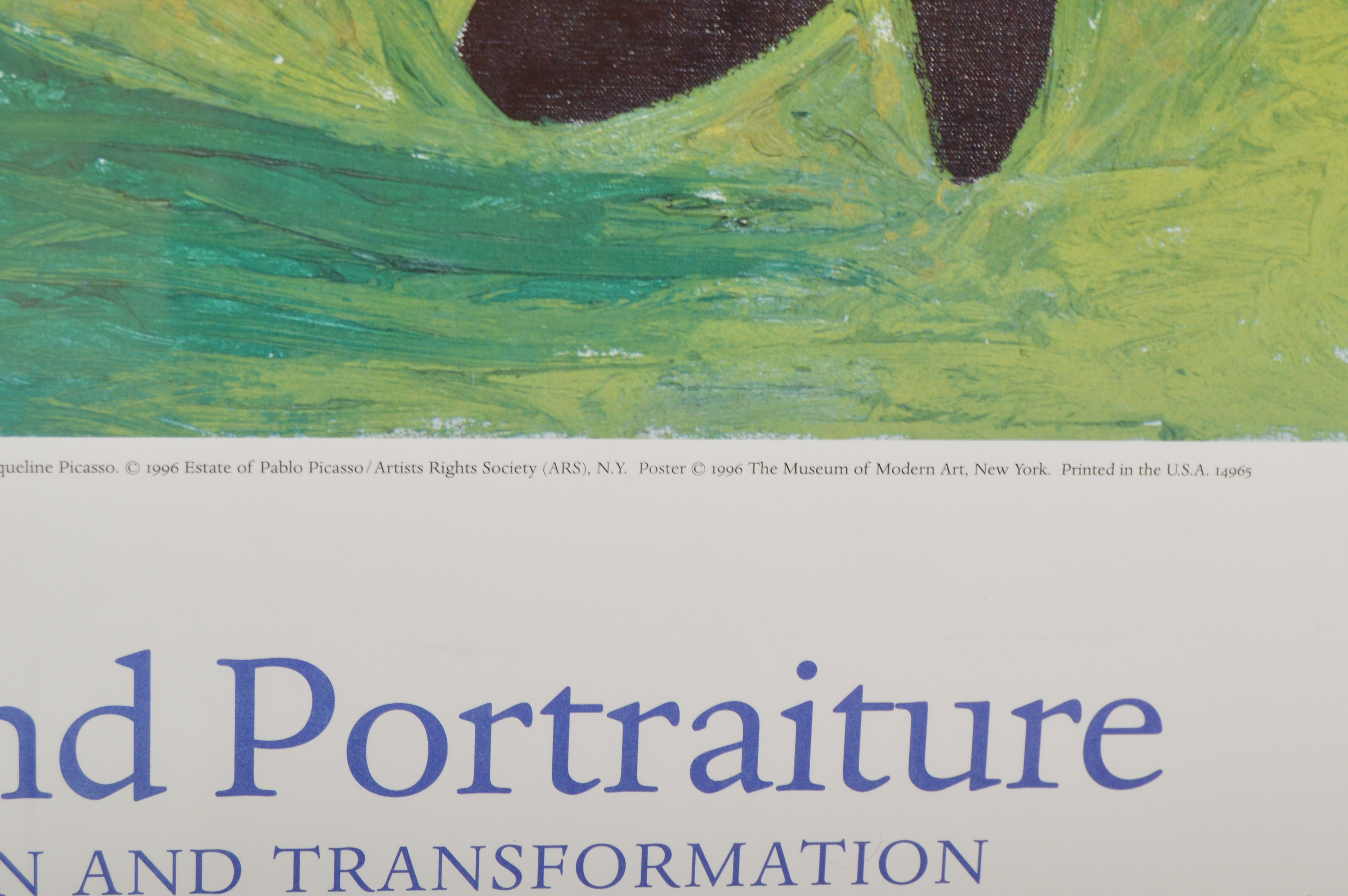 Pablo Picasso "Maya in a Sailor Suit" Offset Lithograph from The Museum of Modern Art