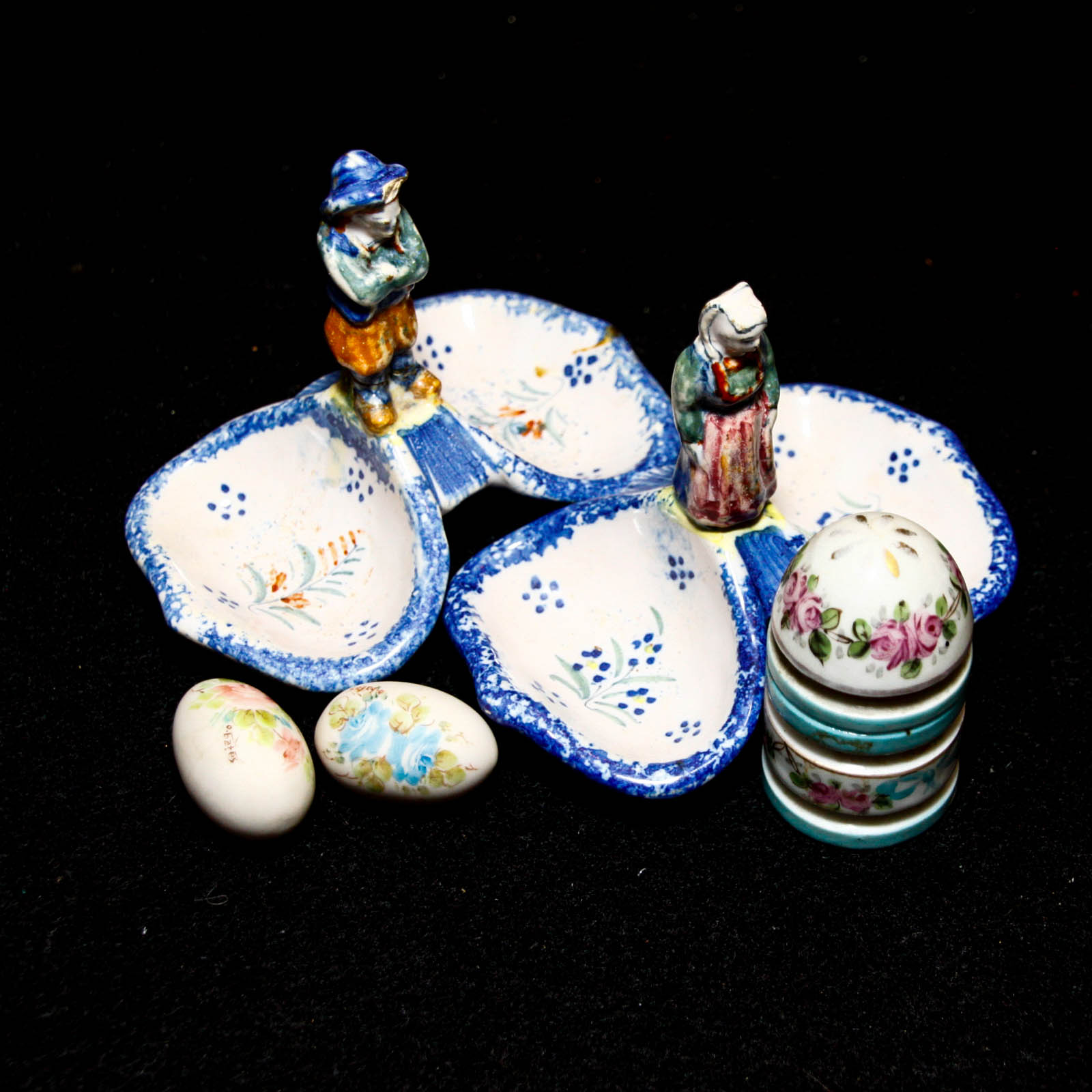 Hand Painted French Porcelain Collectibles