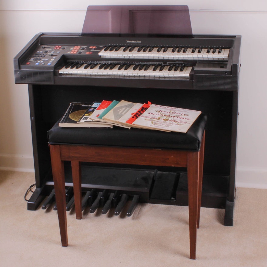 Vintage Technics PCM Sound EX10L Electronic Organ
