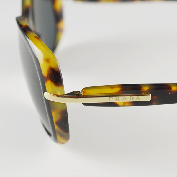 Prada Designer Black/Light Tortoise Sunglasses