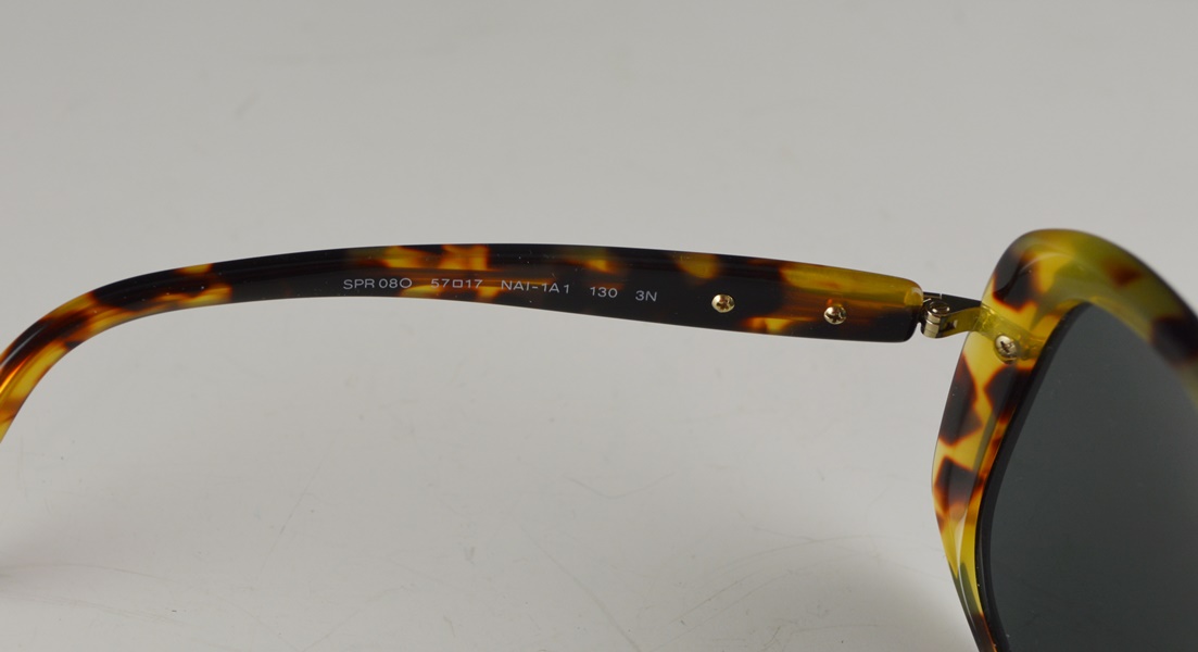 Prada Designer Black/Light Tortoise Sunglasses