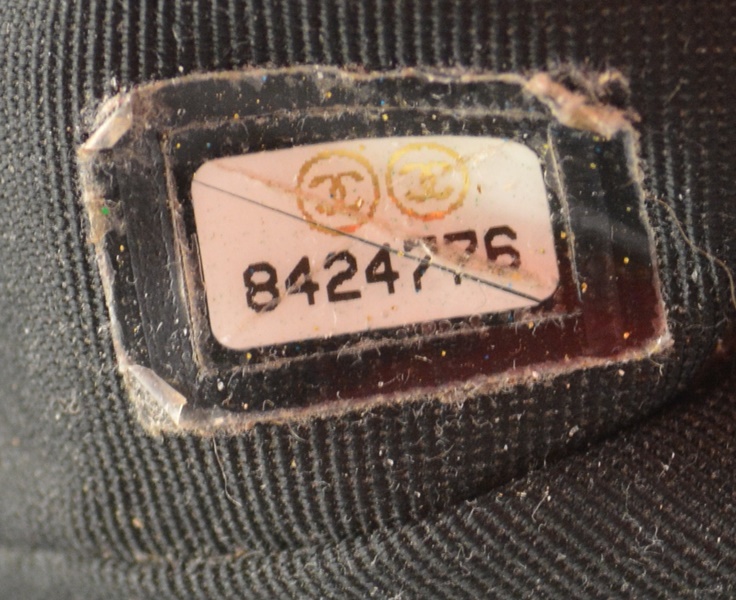 Chanel Black Quilted Caviar Leather Handbag