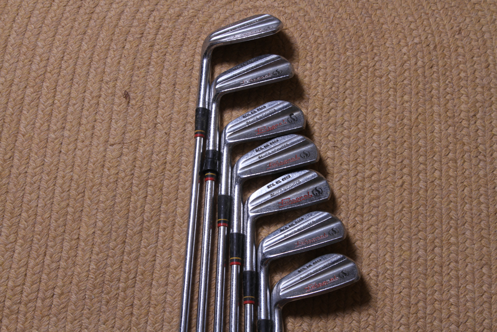 Vintage Spalding and Wilson Golf Clubs