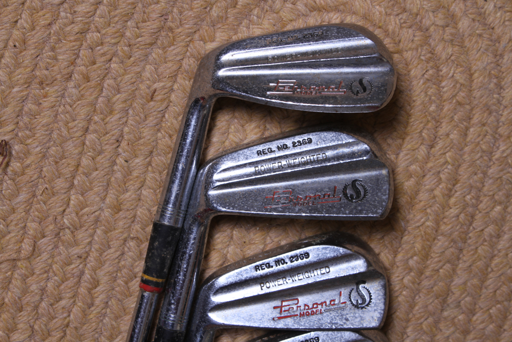 Vintage Spalding and Wilson Golf Clubs