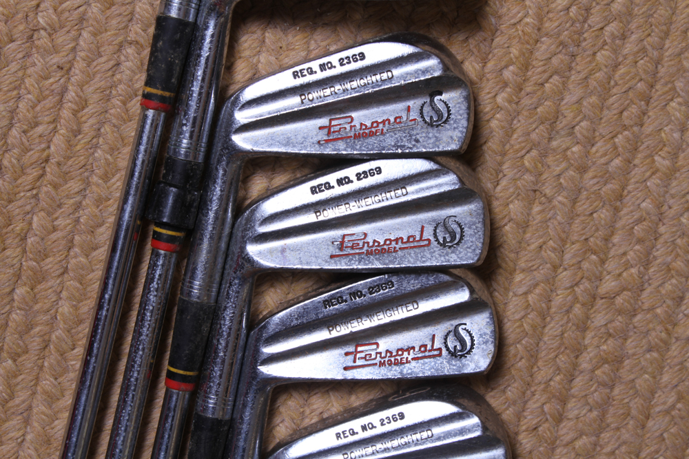 Vintage Spalding and Wilson Golf Clubs