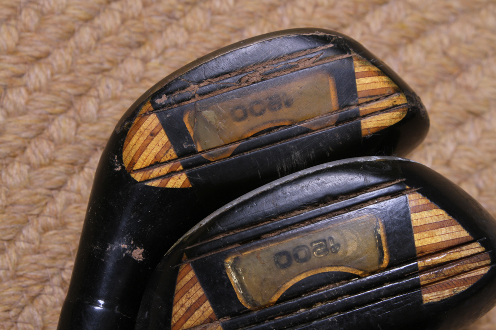 Vintage Spalding and Wilson Golf Clubs