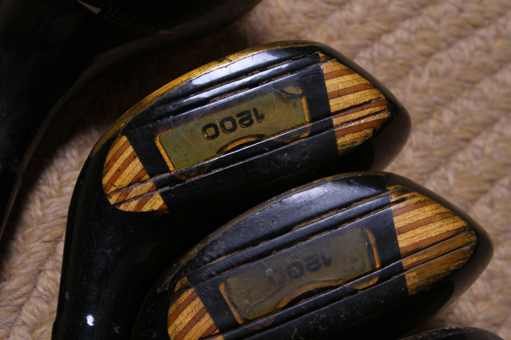 Vintage Spalding and Wilson Golf Clubs