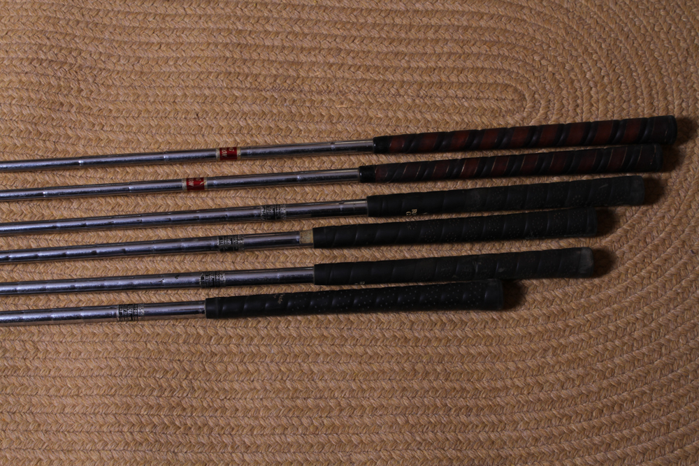 Vintage Spalding and Wilson Golf Clubs