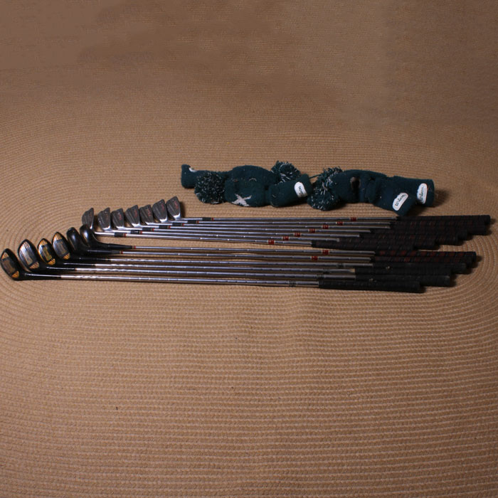 Vintage Spalding and Wilson Golf Clubs