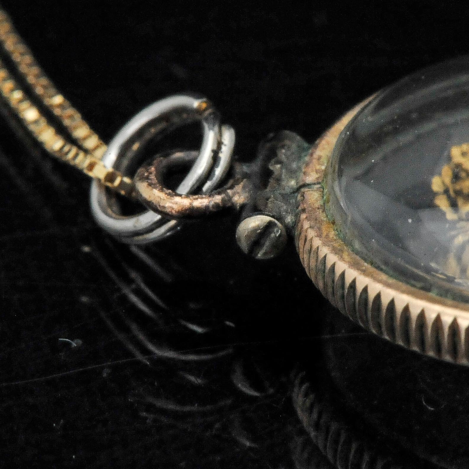 14k Yellow Gold Marked Chain with Pendant