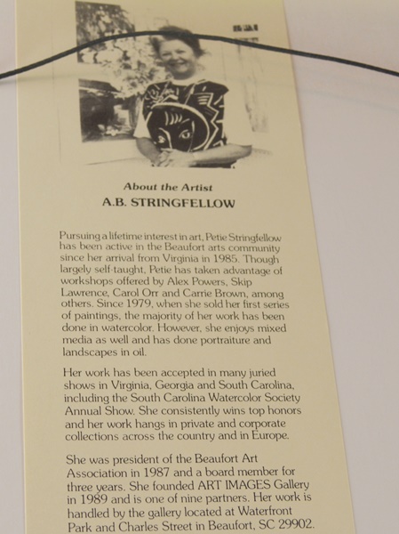 A.B. Stringfellow Children Playing on Beach Watercolor