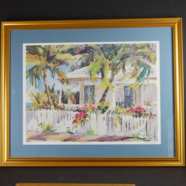 Peter Spataro "Tropical Porch" Limited Edition Offset Lithograph