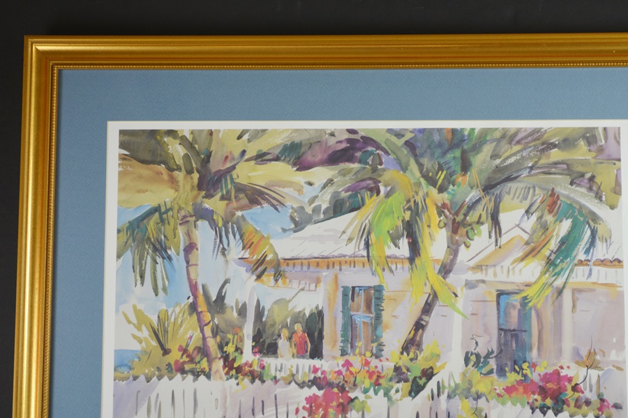 Peter Spataro "Tropical Porch" Limited Edition Offset Lithograph