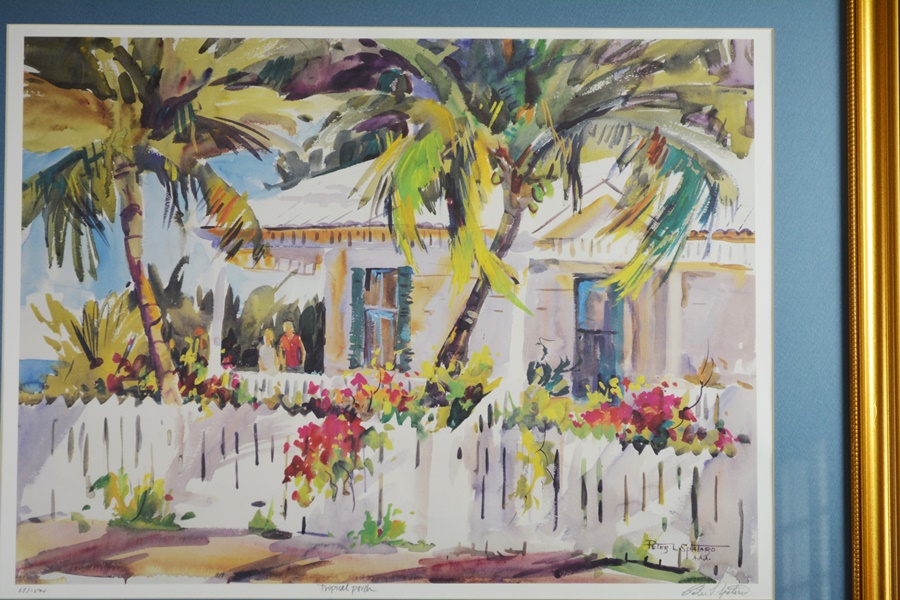 Peter Spataro "Tropical Porch" Limited Edition Offset Lithograph