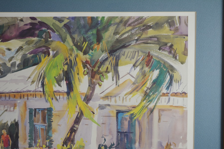 Peter Spataro "Tropical Porch" Limited Edition Offset Lithograph
