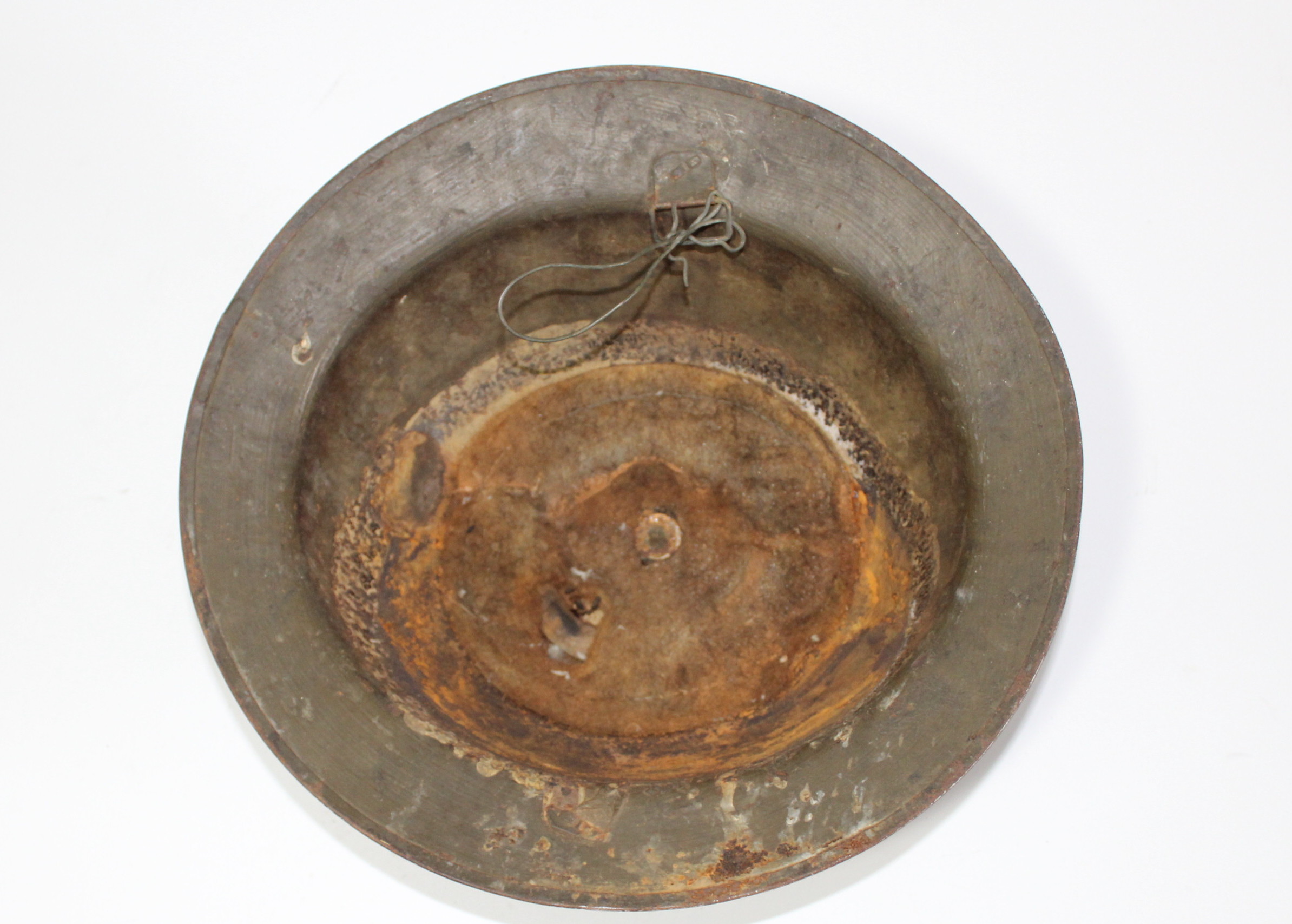 World War I Helmet and WW II Boots