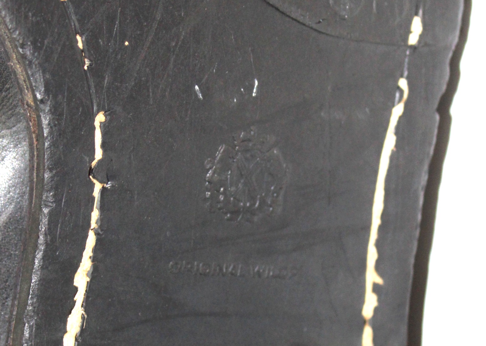 World War I Helmet and WW II Boots