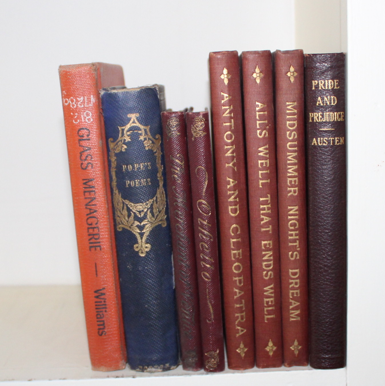 Selection of Antique and Vintage Books of Literature