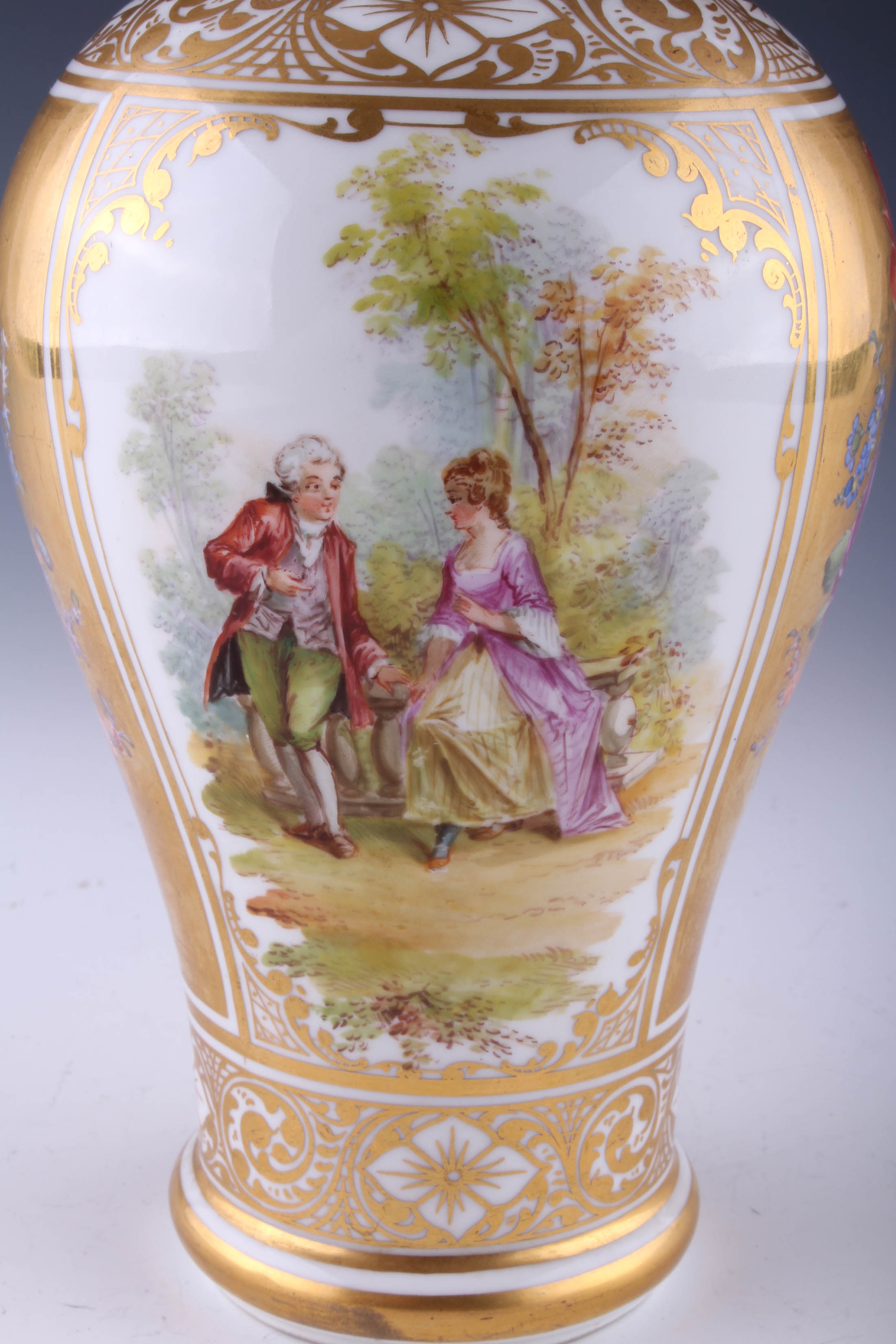 Vintage Dresden Porcelain Vase