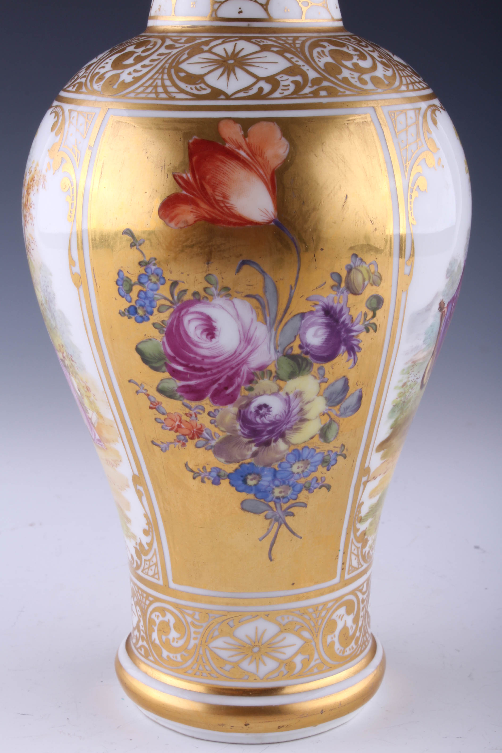 Vintage Dresden Porcelain Vase