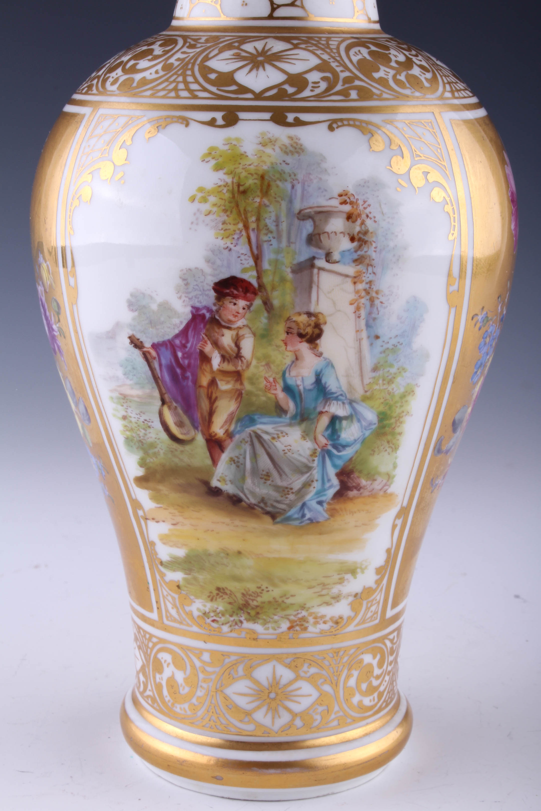 Vintage Dresden Porcelain Vase