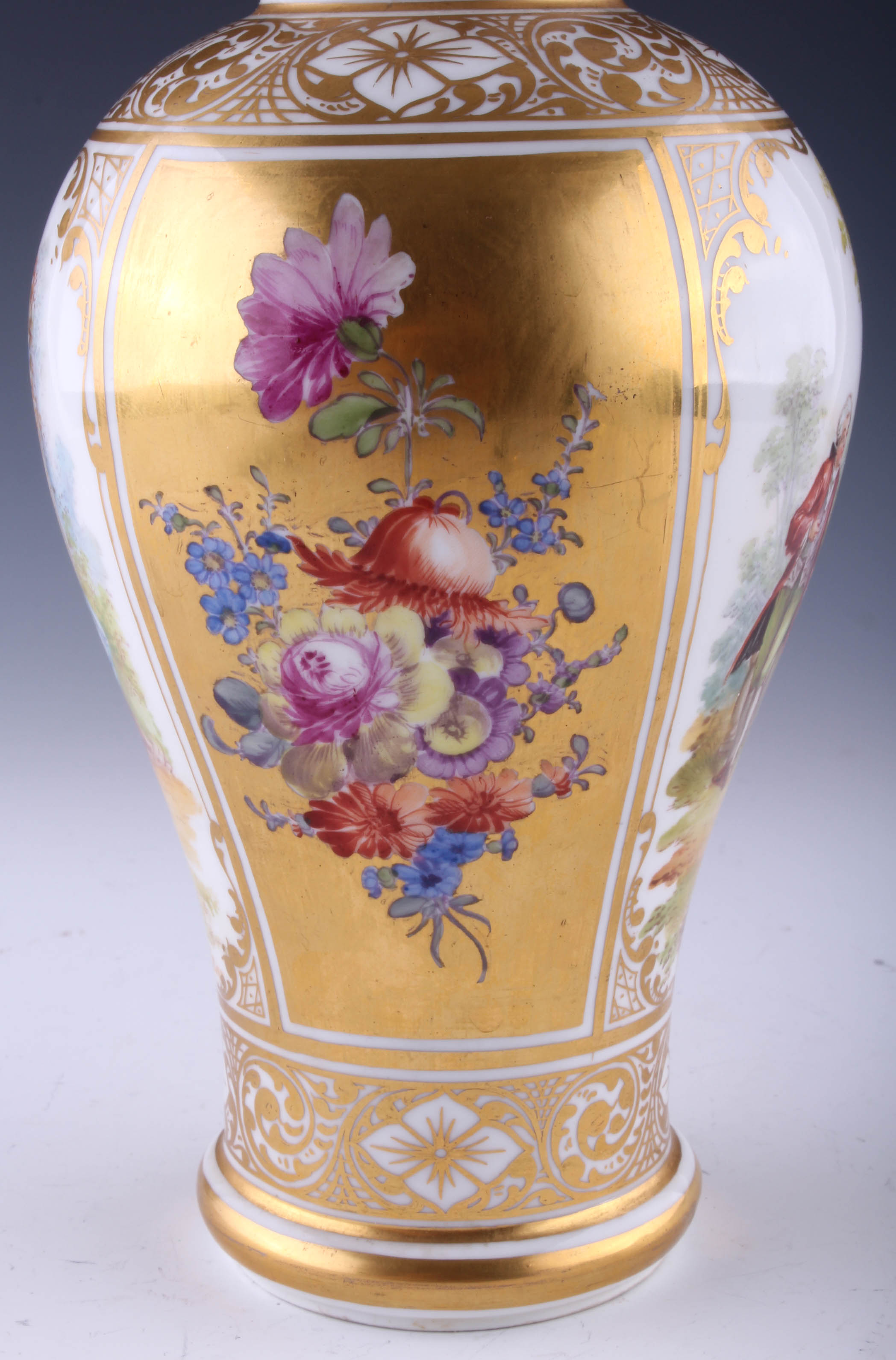 Vintage Dresden Porcelain Vase