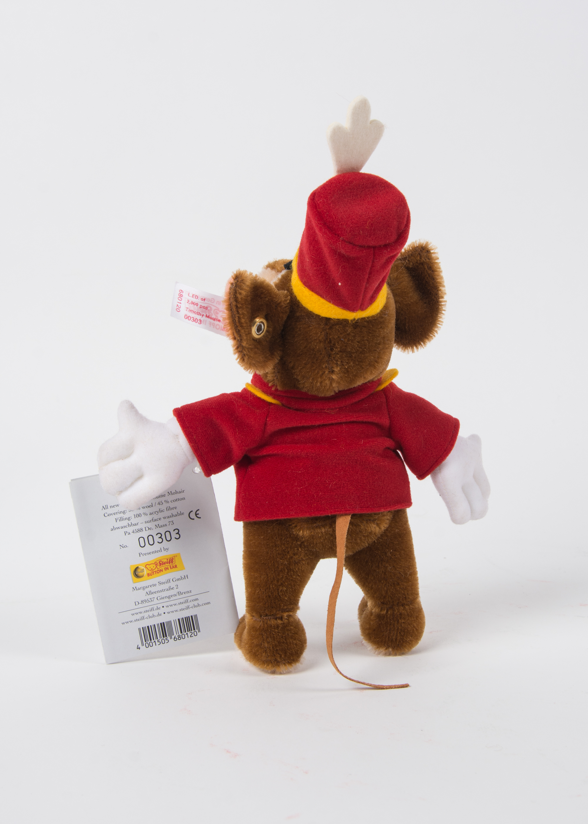 Steiff Disney Showcase Collection Timothy Mouse from Dumbo