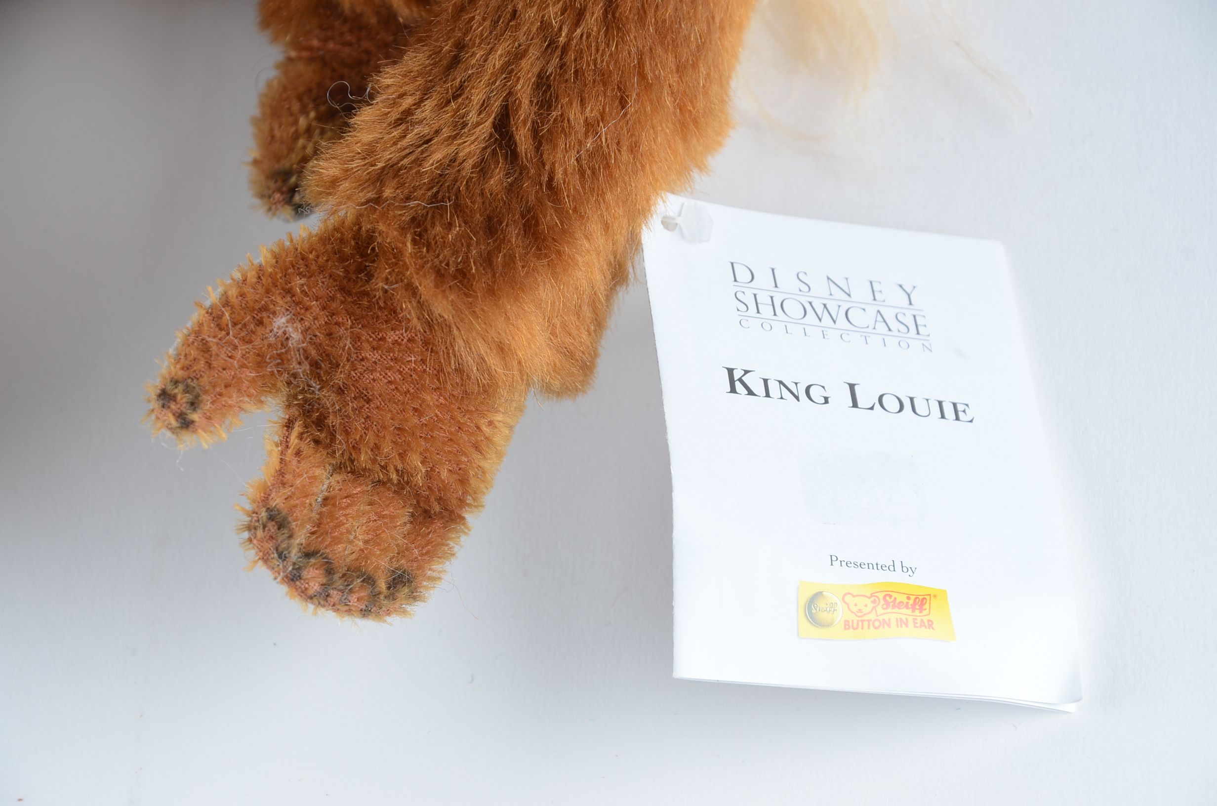 Steiff Disney Showcase Collection King Louie from Jungle Book