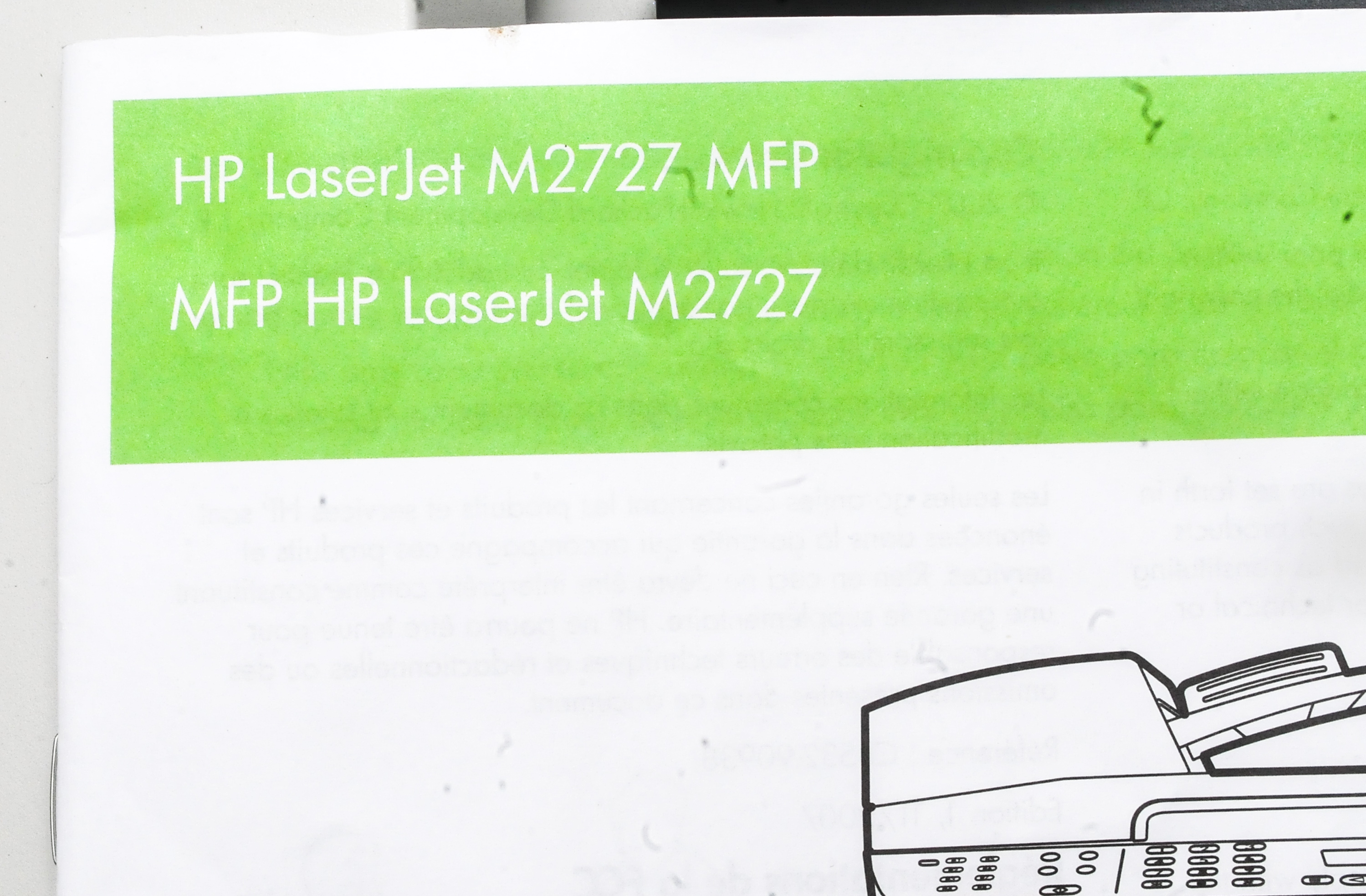 HP Laserjet M2727nf Printer, Copier, Scanner and Fax