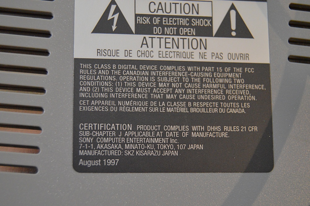 Sony Playstation with Game CD's and CD Storage Box