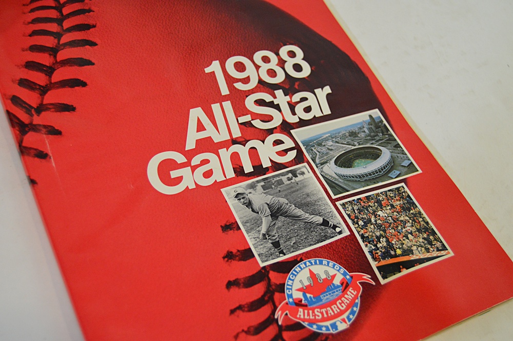 Baseball Memorabilia with Signed Johnny Bench Poster