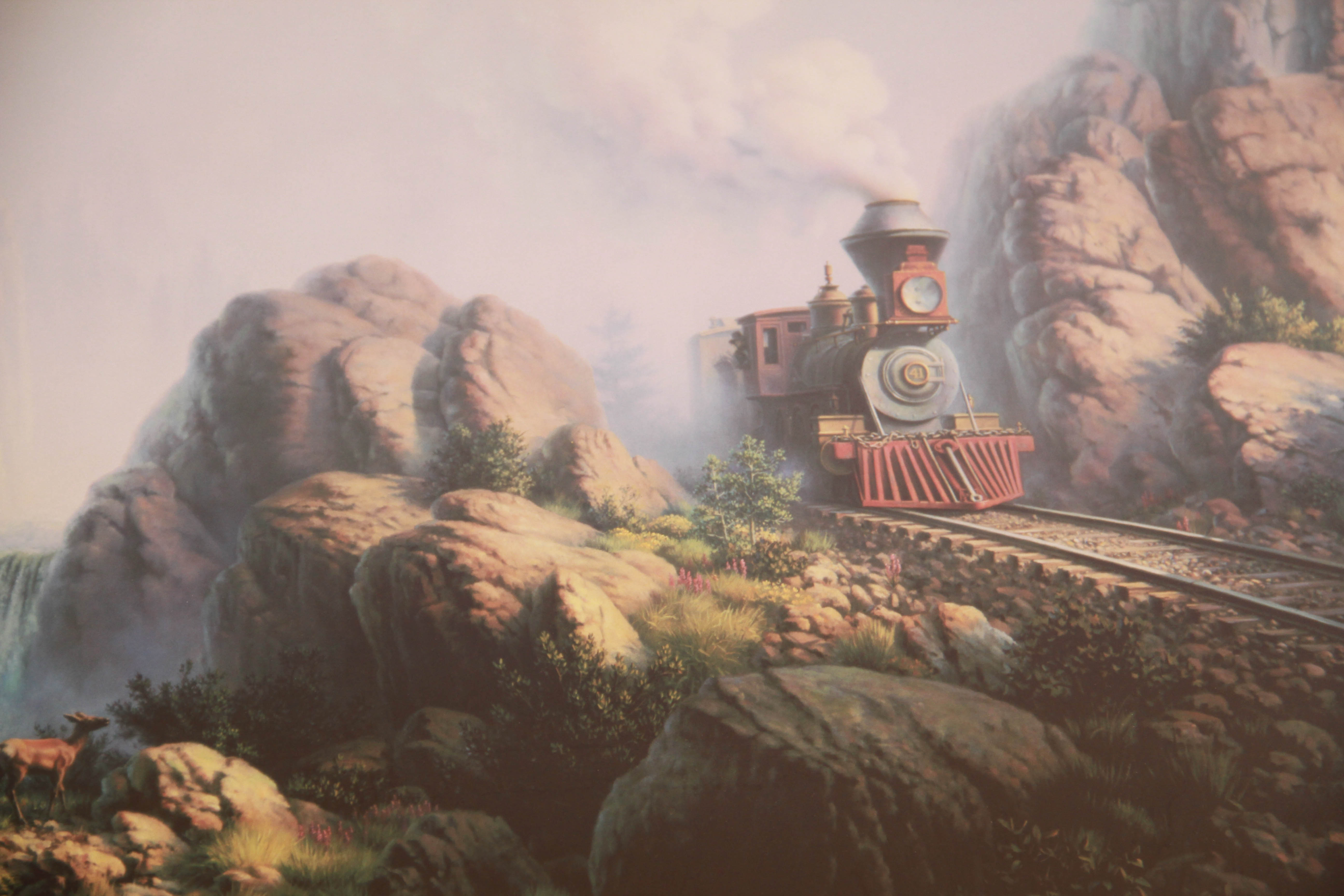 Signed Limited Edition Windberg Print "Roaring Onward"