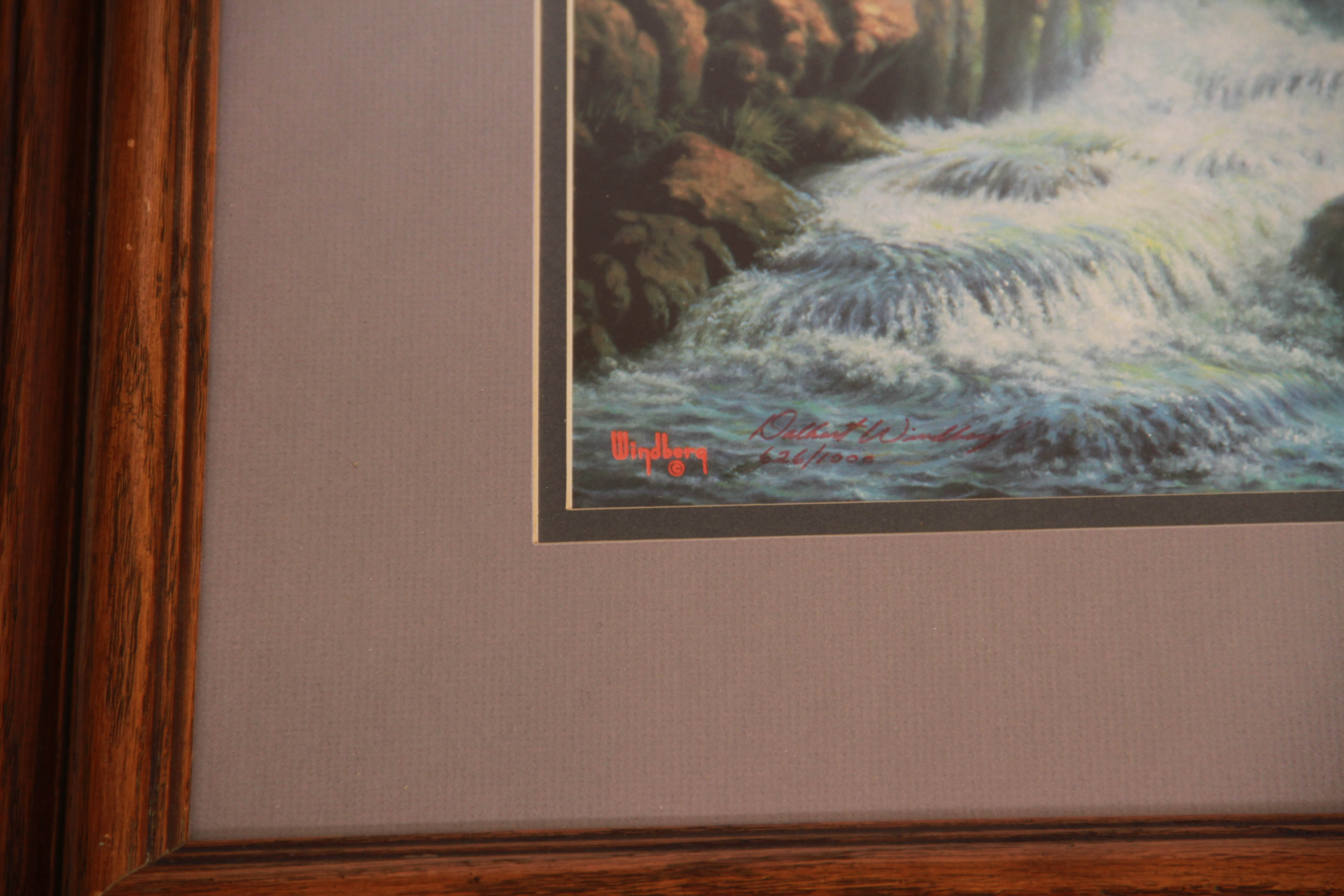 Signed Limited Edition Windberg Print "Roaring Onward"