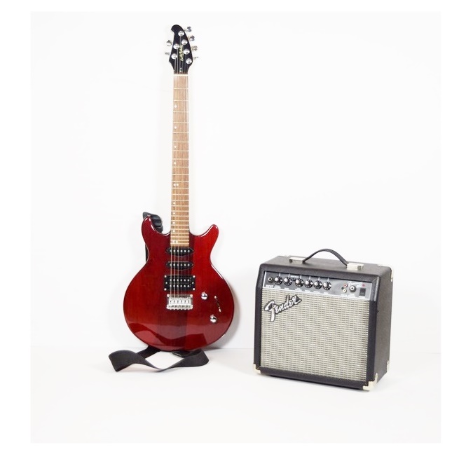 Carlo Robelli Electric Guitar and Fender "Frontman" Amp