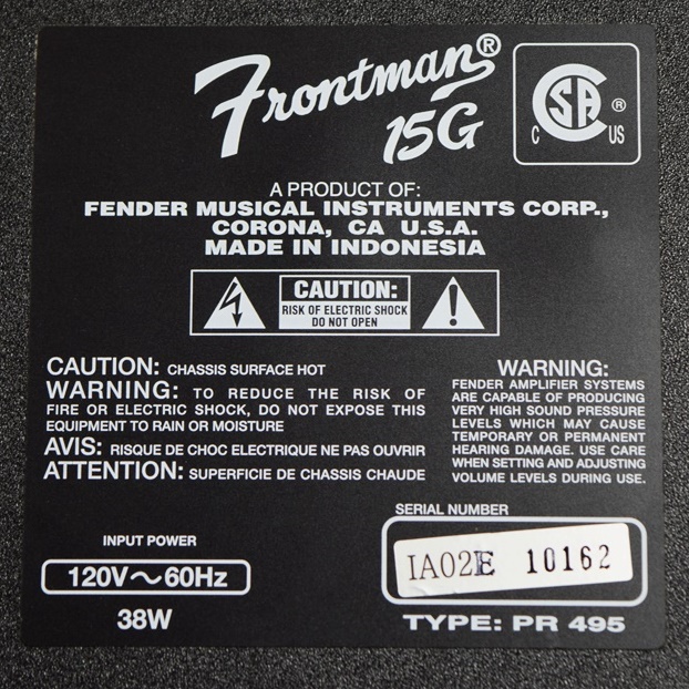 Carlo Robelli Electric Guitar and Fender "Frontman" Amp