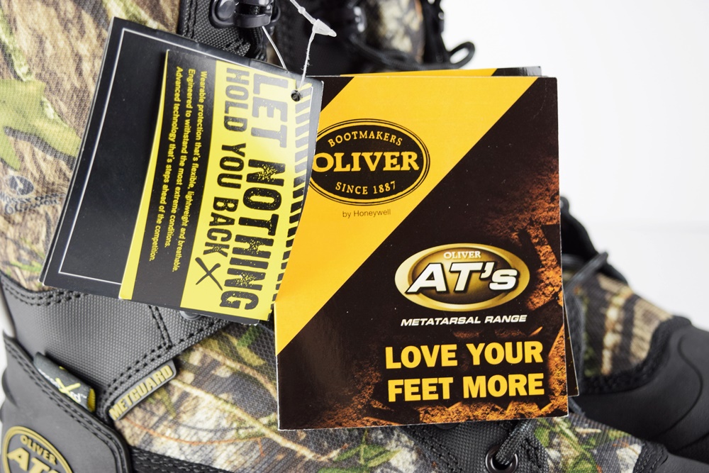 Men's New/Unworn "Oliver" Sympatex Cammo Boots, Size 9