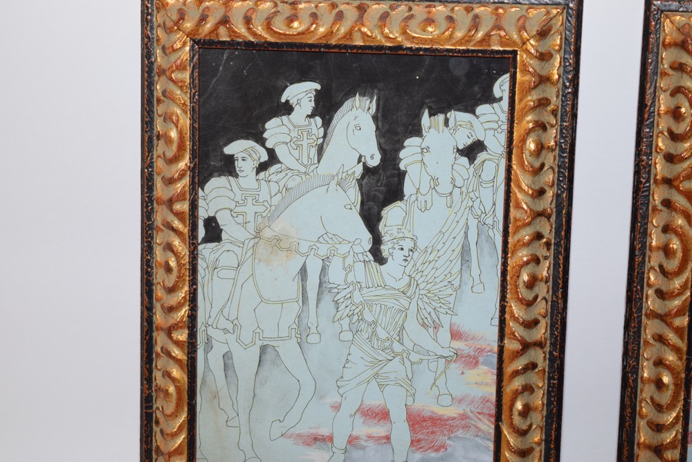 Gloria Thomas "Illustrations for the Book of Revelation" Gouache and Body Color on Board