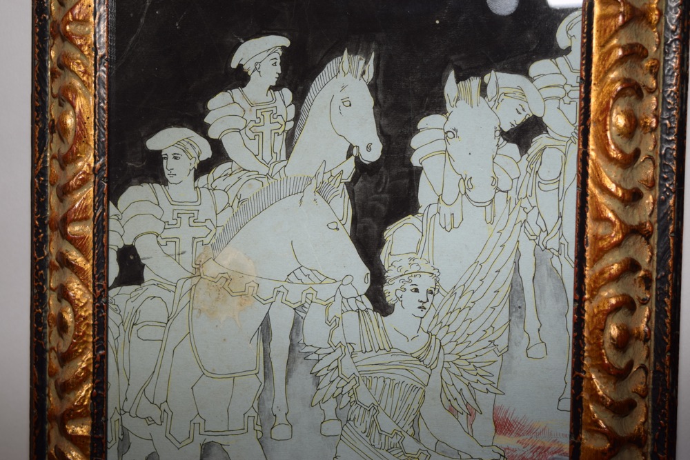 Gloria Thomas "Illustrations for the Book of Revelation" Gouache and Body Color on Board