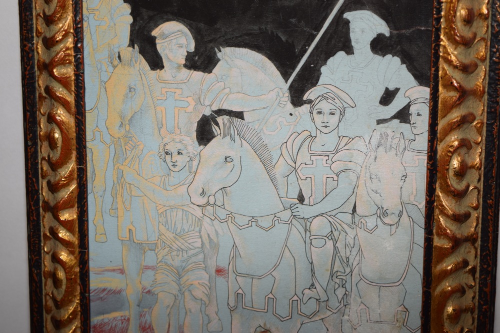 Gloria Thomas "Illustrations for the Book of Revelation" Gouache and Body Color on Board