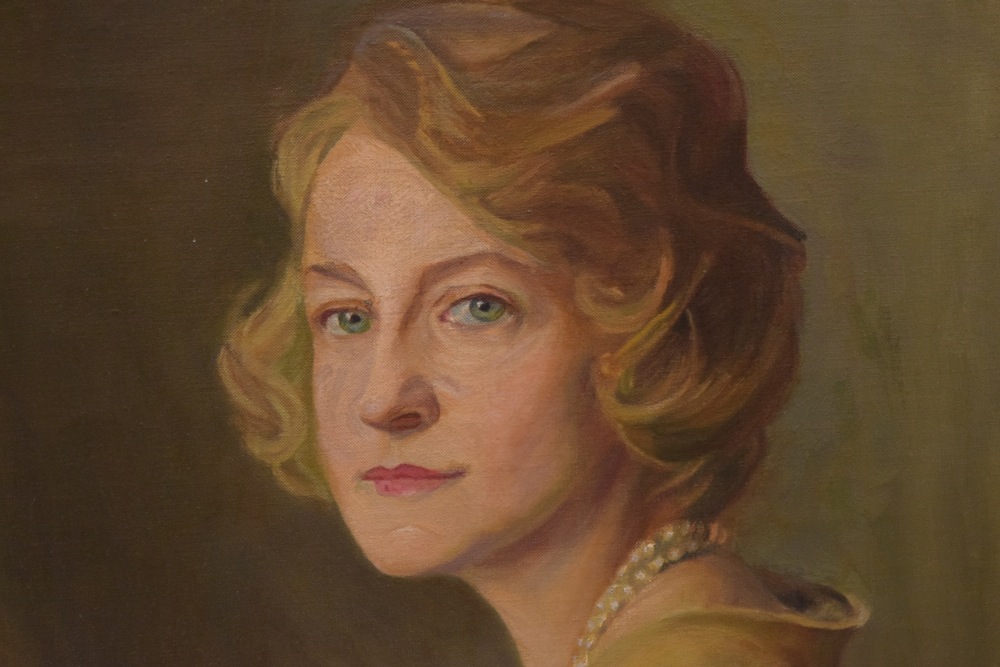 Sudduth Goff "Clara Taylor Spencer Houlihan" Oil on Canvas, c. 1950