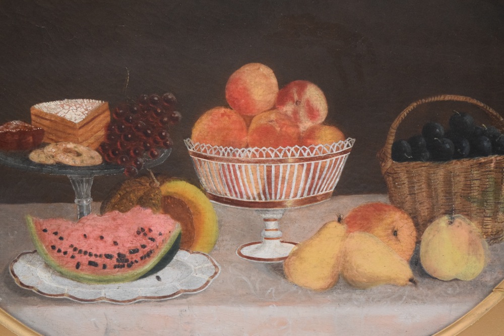 Mary C. Smith "Table Top Still Life with Old Paris Porcelain" c. 1855