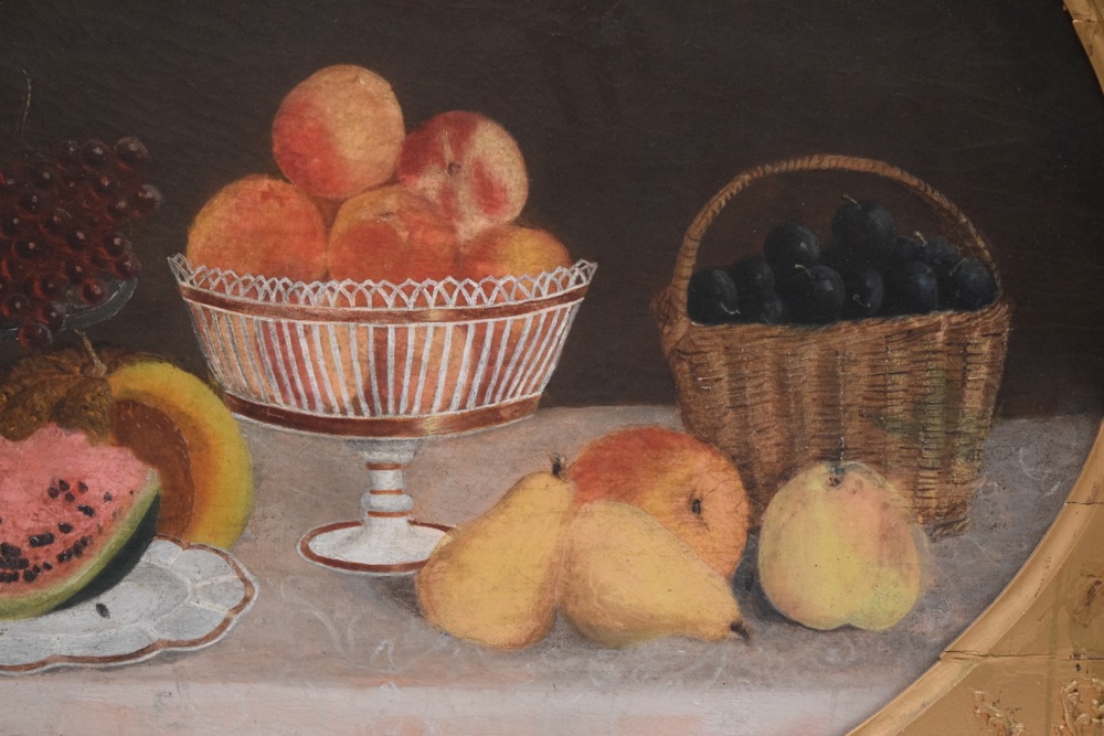 Mary C. Smith "Table Top Still Life with Old Paris Porcelain" c. 1855