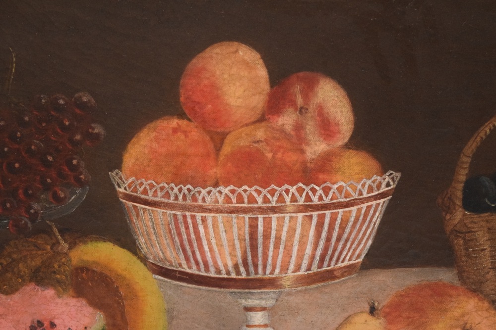 Mary C. Smith "Table Top Still Life with Old Paris Porcelain" c. 1855