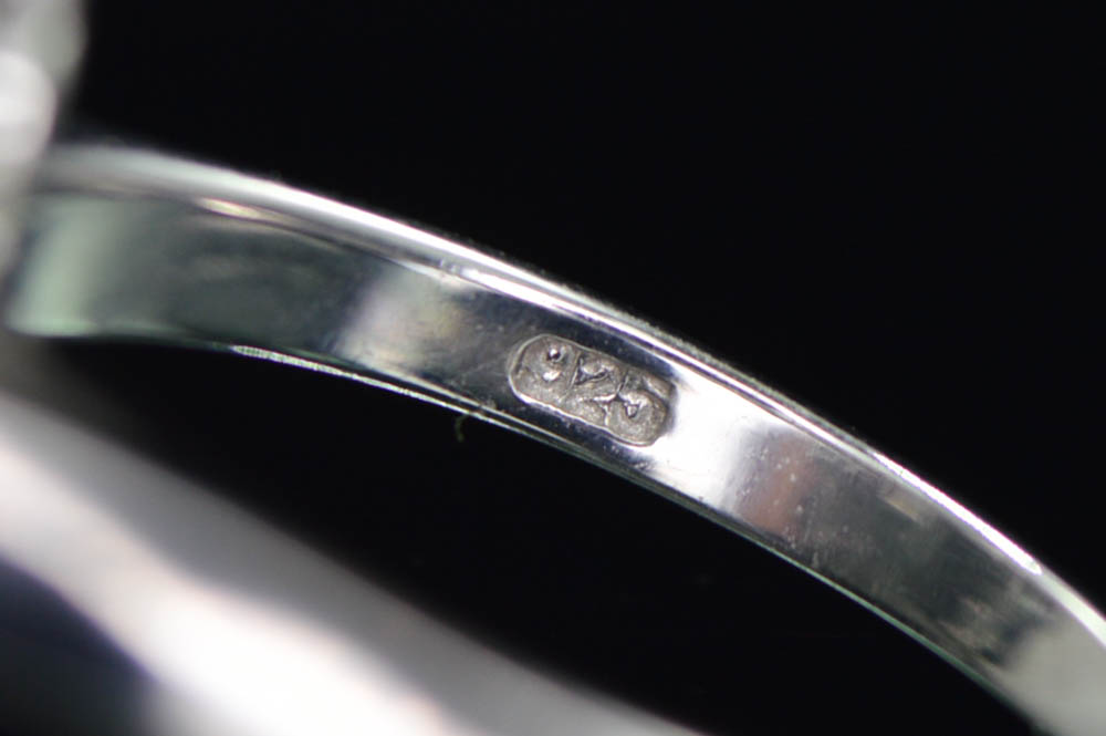 Robert Manse Sterling Silver and Semi Precious Gemstone Butterfly Ring