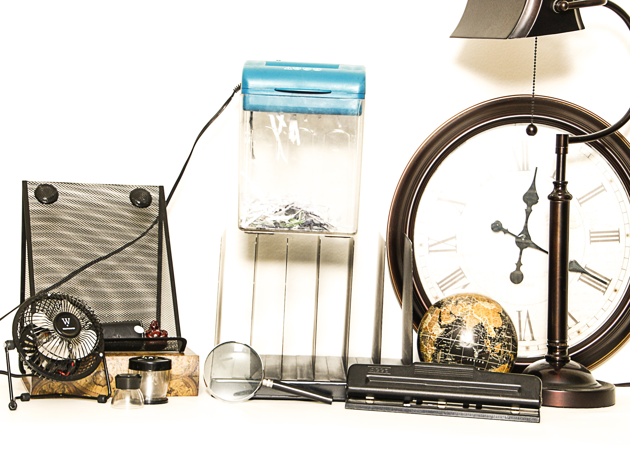 Filing Cabinet, Side Table and Other Office Accessories